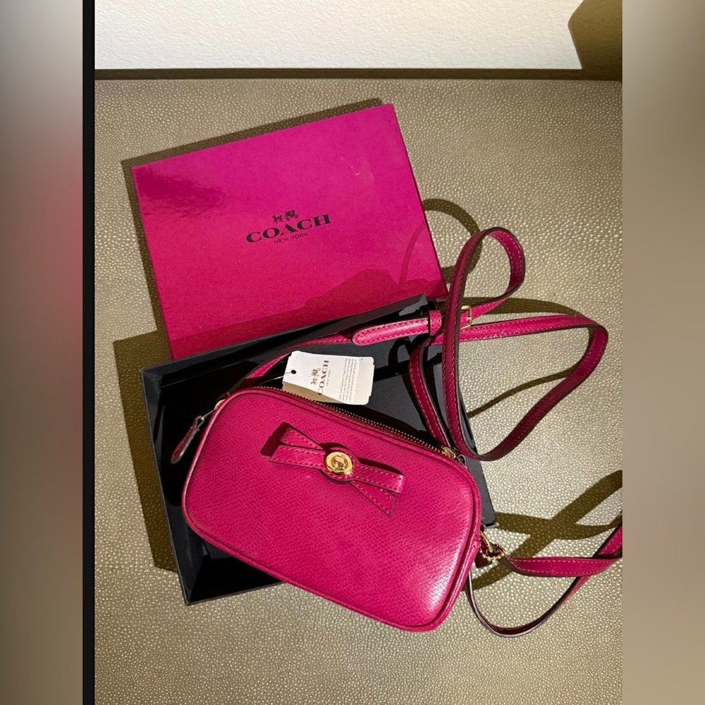 Coach Pink Crossbody Bag